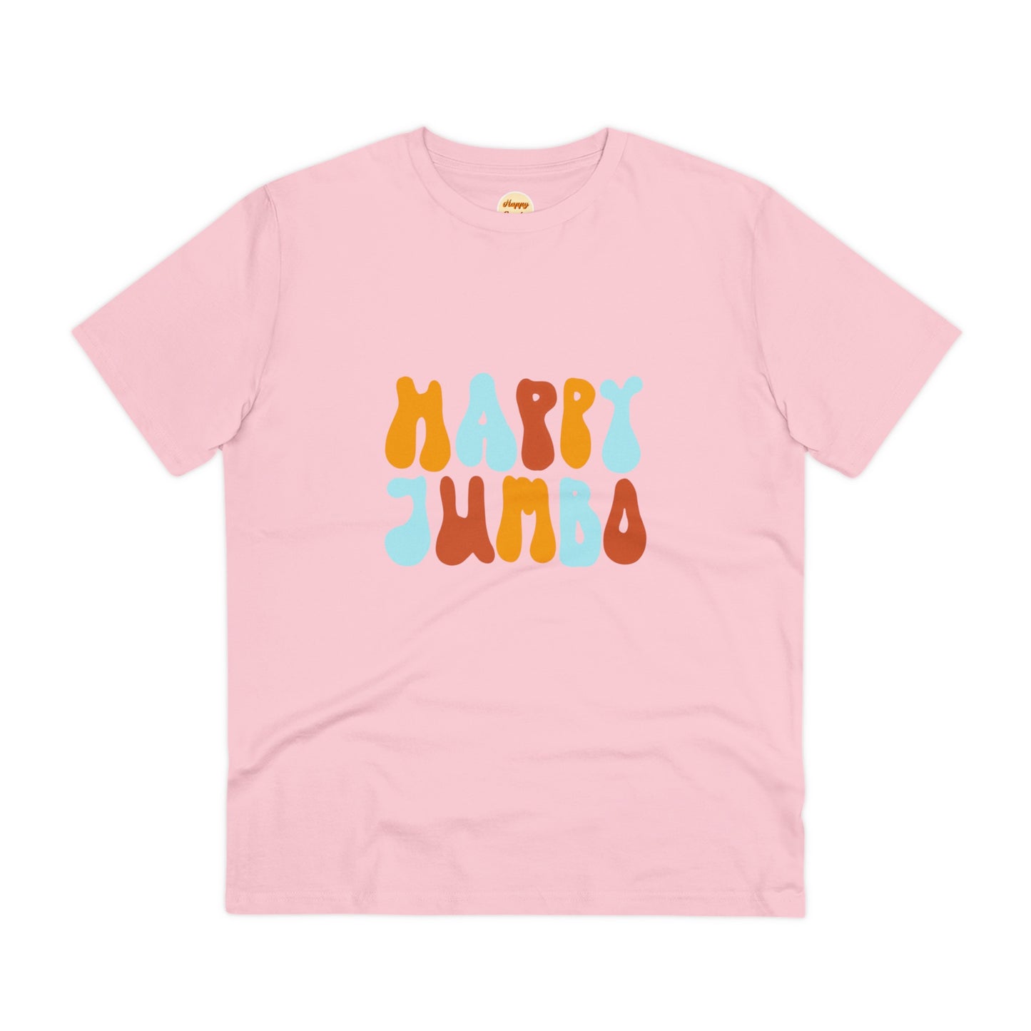 Organic T-shirt - Unisex - Happy Jumbo rainbow