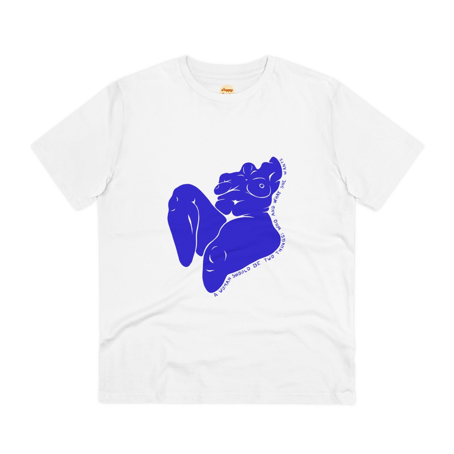 Organic T-shirt - Unisex - Blue woman