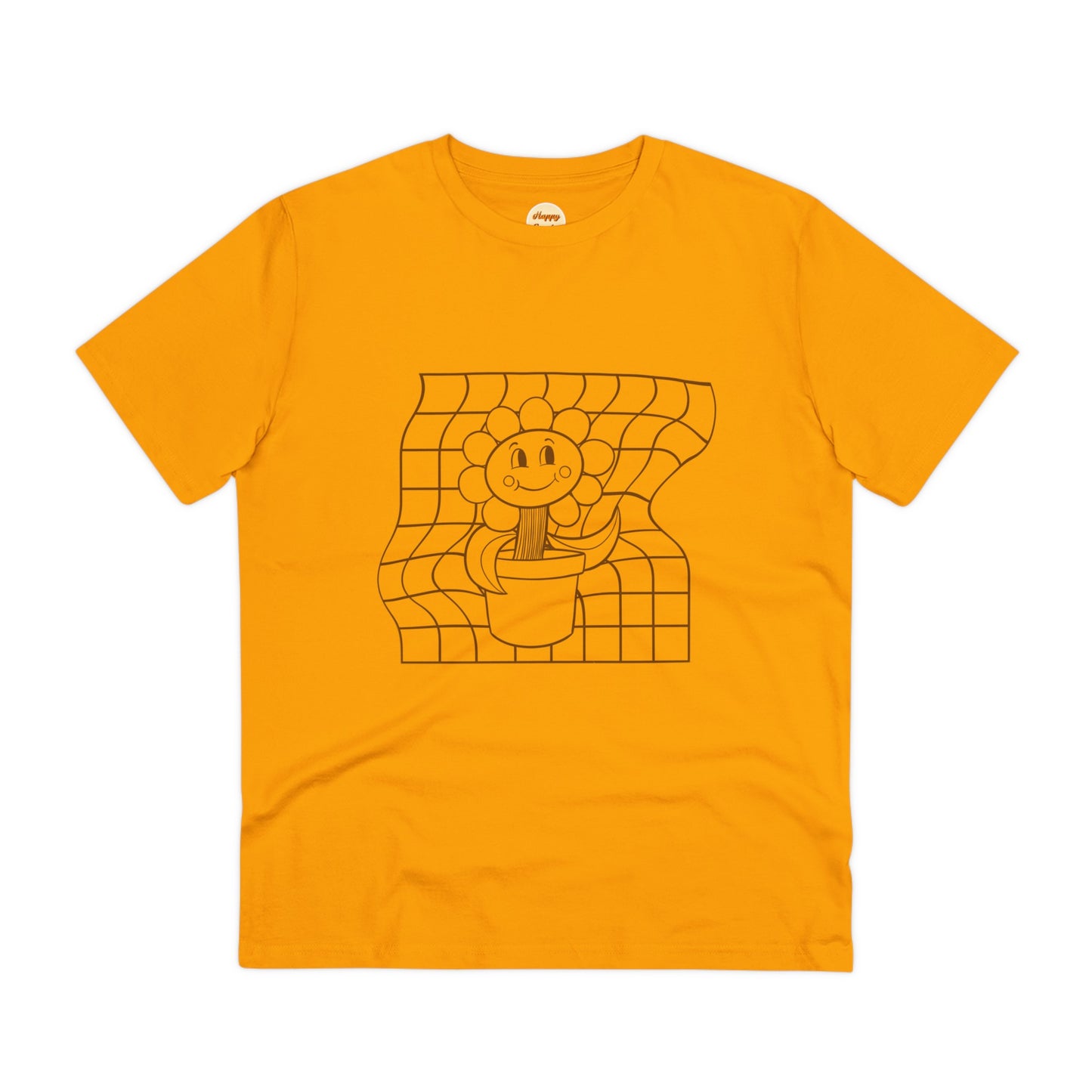 Organic T-shirt - Unisex - Flower grid