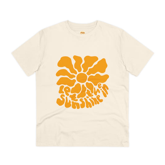 Organic T-shirt - Unisex - Let the sunshine in