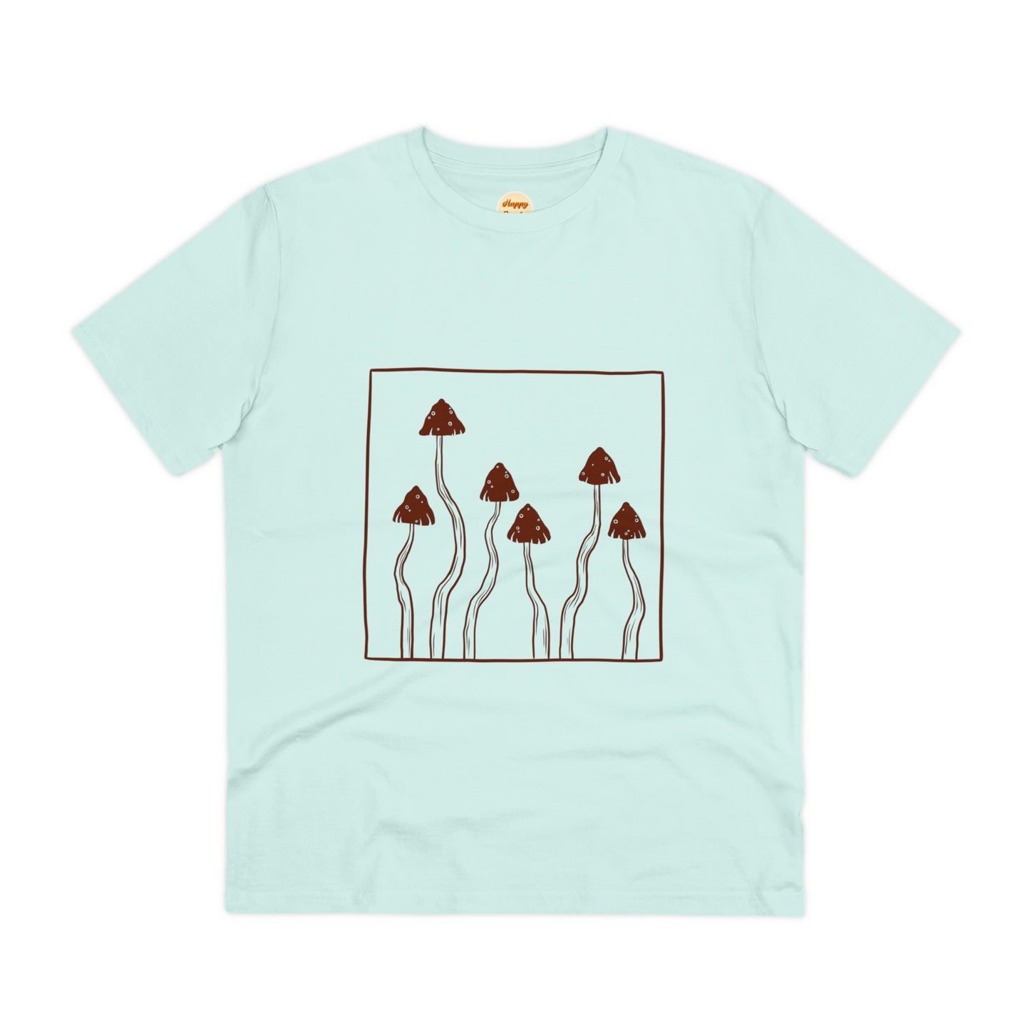 Organic T-shirt - Unisex - Brown shrooms