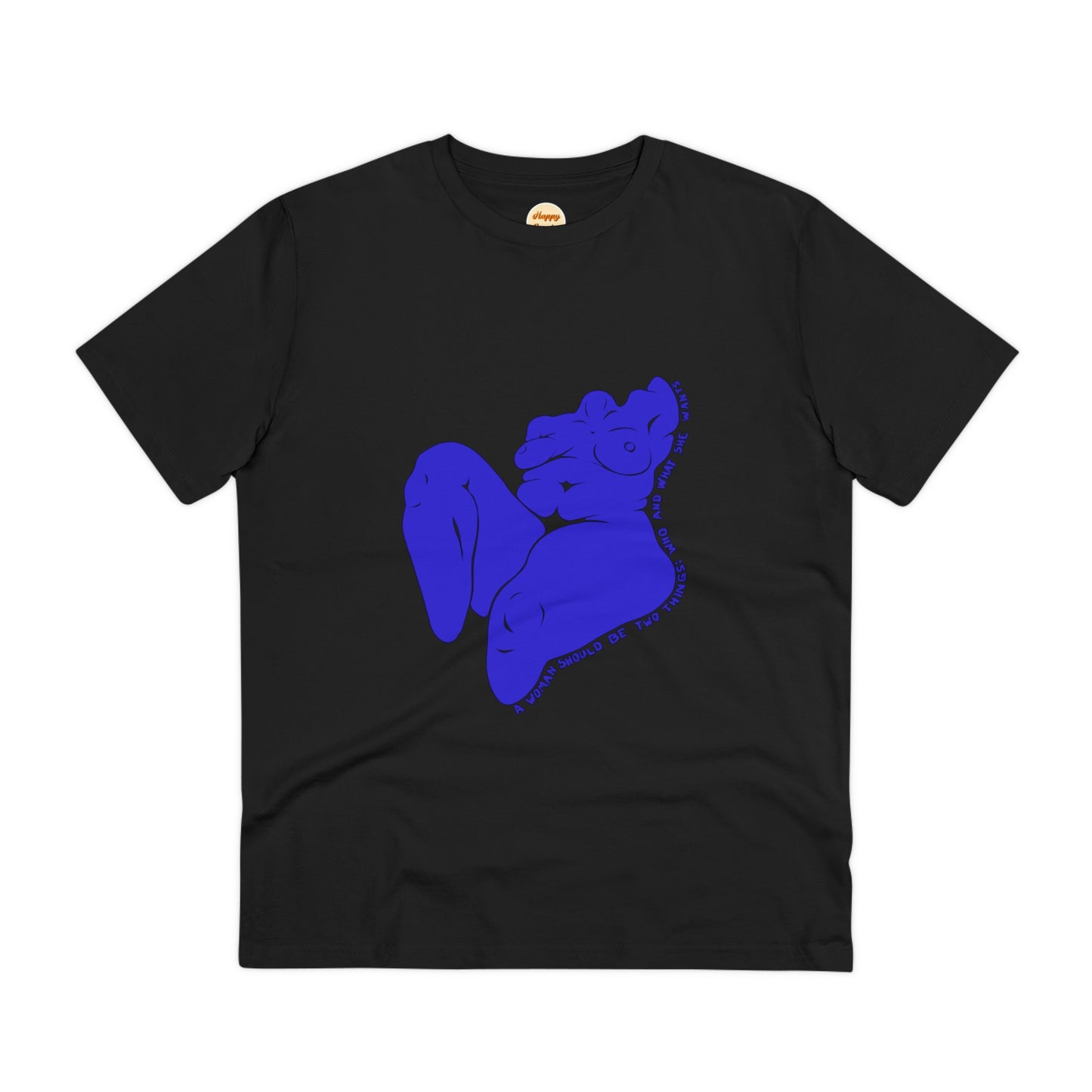 Organic T-shirt - Unisex - Blue woman