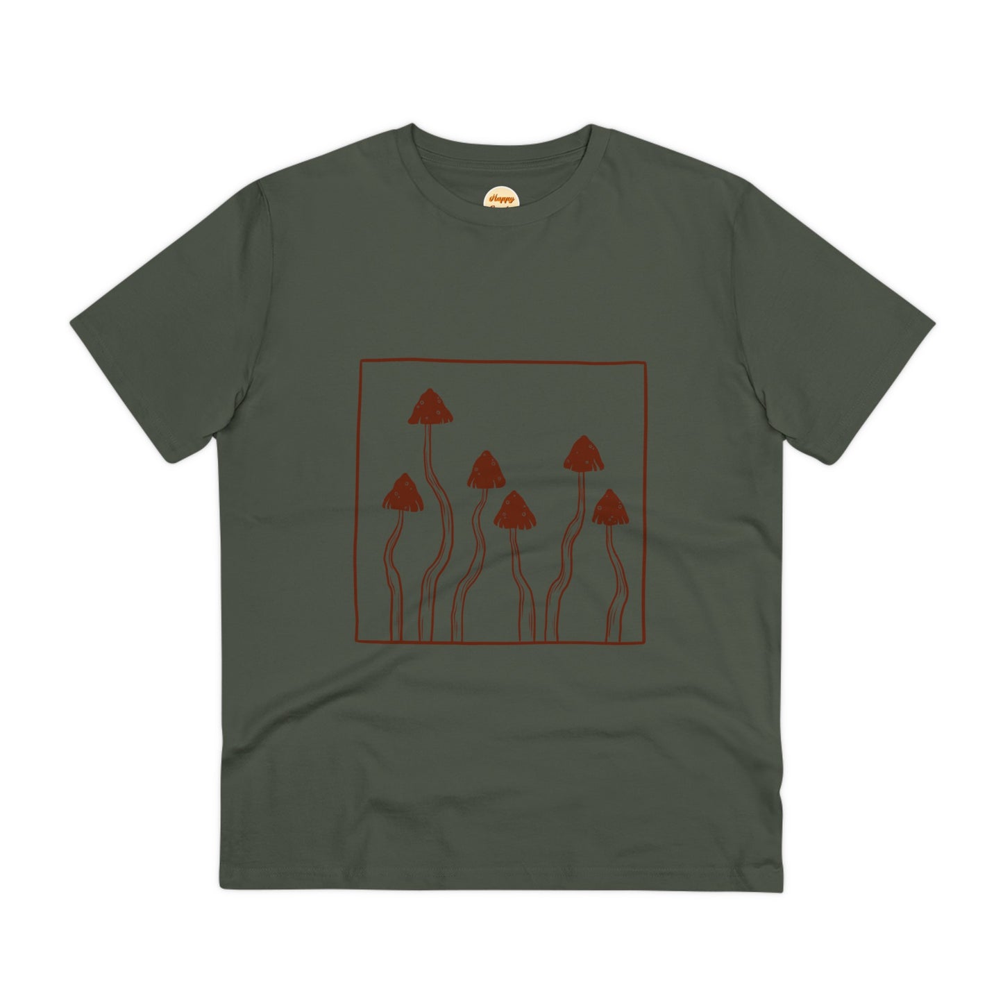 Organic T-shirt - Unisex - Brown shrooms