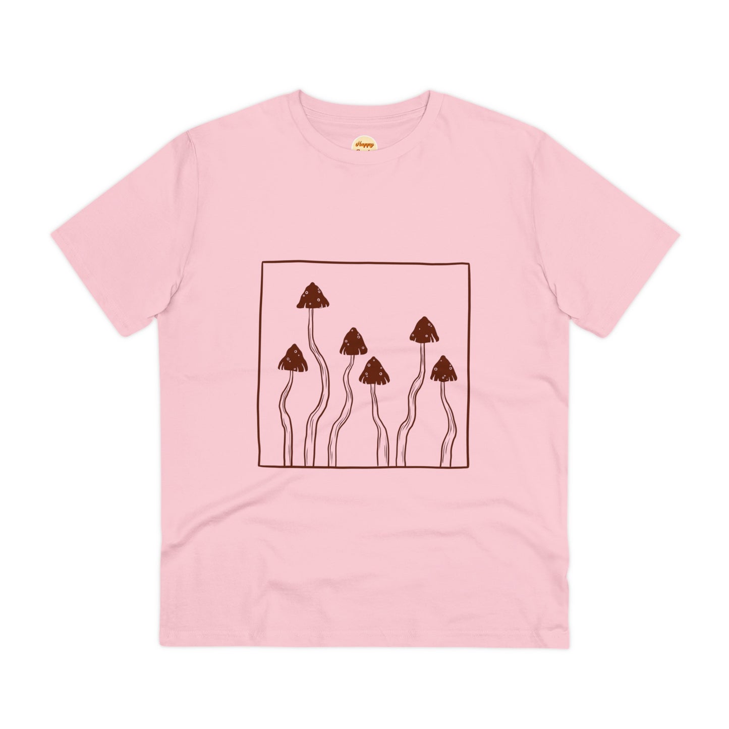 Organic T-shirt - Unisex - Brown shrooms