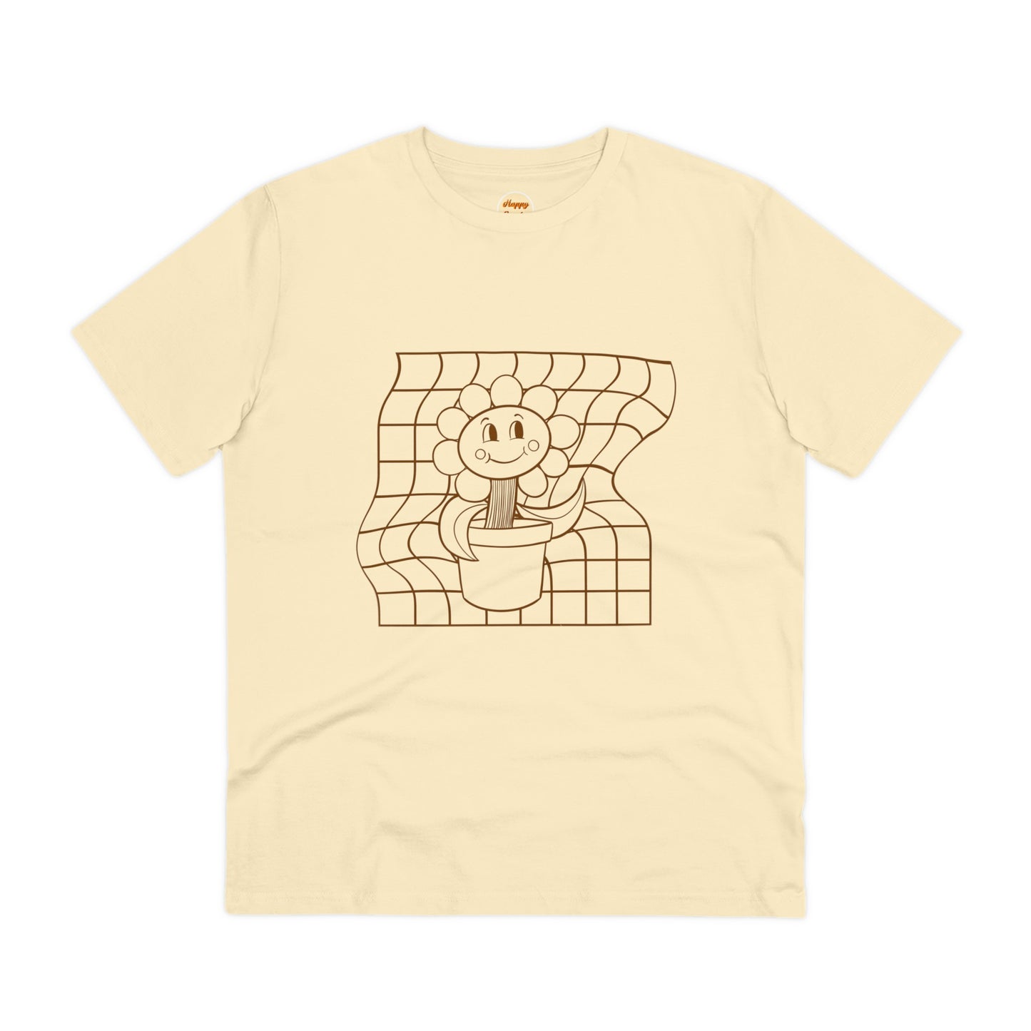 Organic T-shirt - Unisex - Flower grid