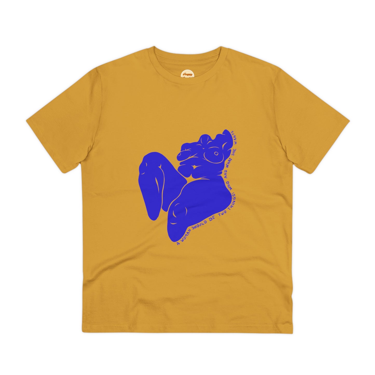 Organic T-shirt - Unisex - Blue woman