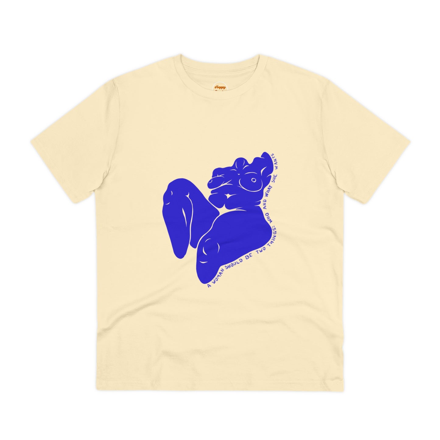 Organic T-shirt - Unisex - Blue woman