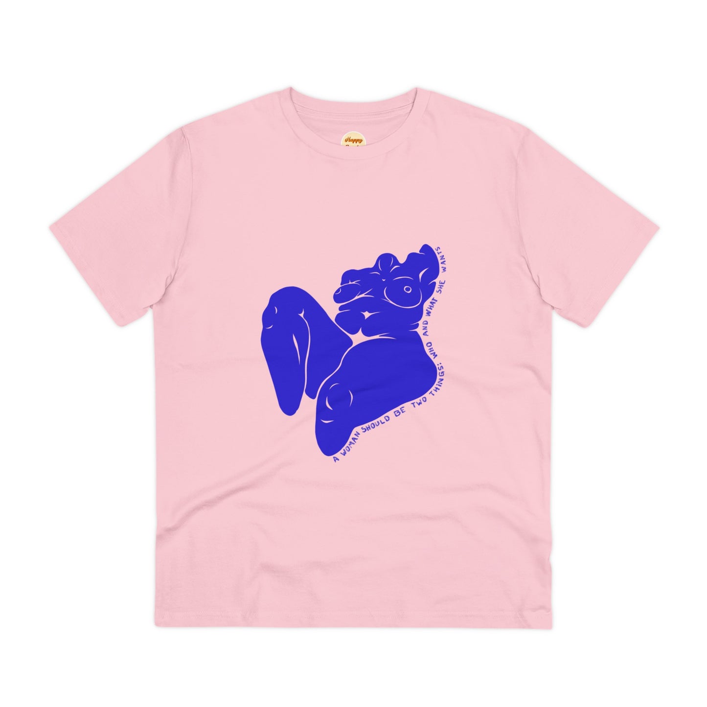 Organic T-shirt - Unisex - Blue woman