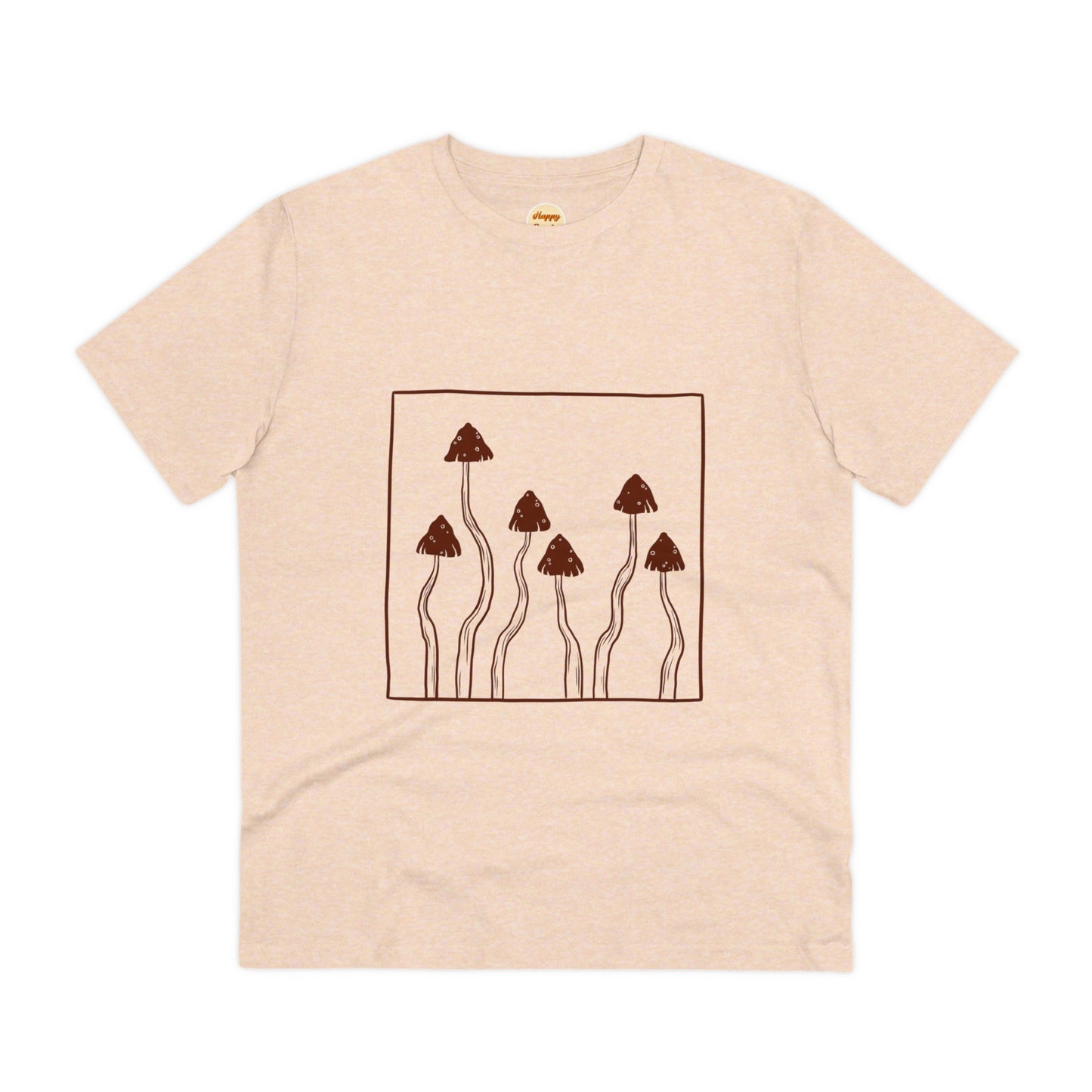 Organic T-shirt - Unisex - Brown shrooms