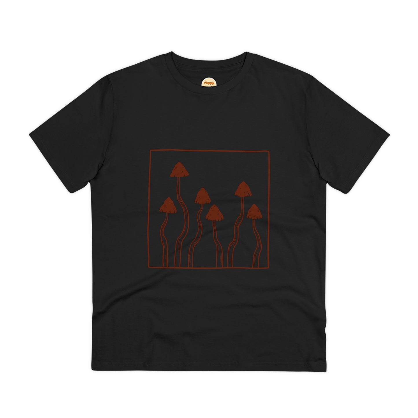 Organic T-shirt - Unisex - Brown shrooms