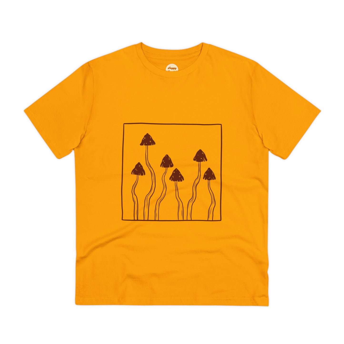 Organic T-shirt - Unisex - Brown shrooms