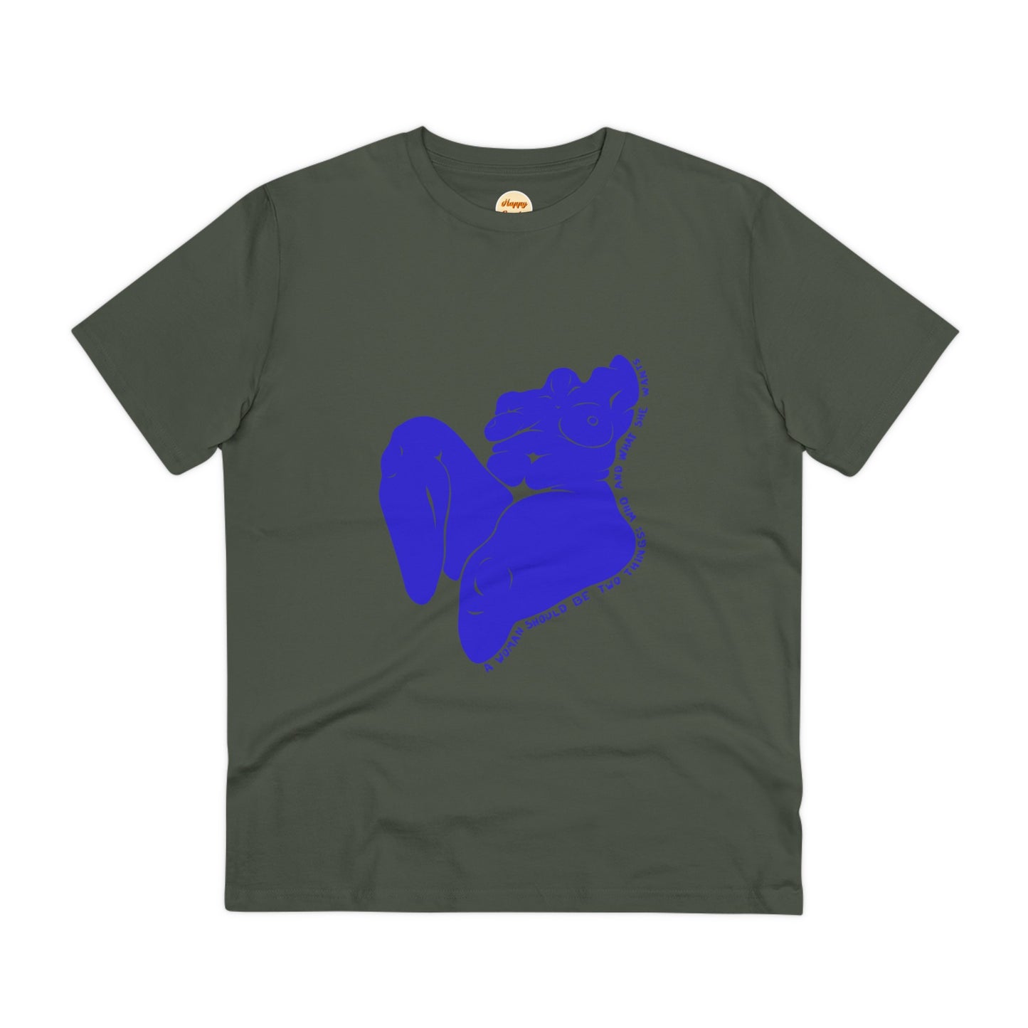 Organic T-shirt - Unisex - Blue woman