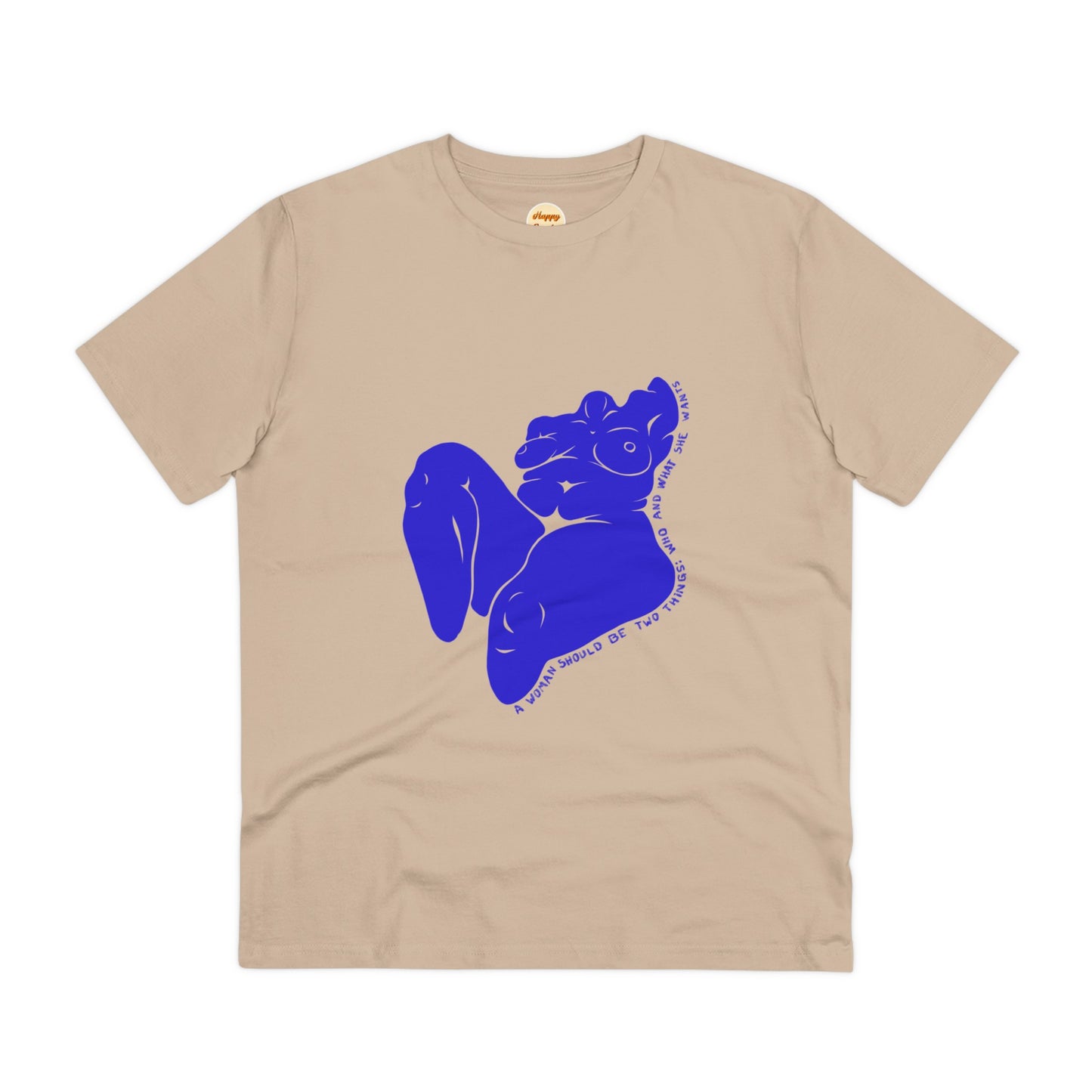 Organic T-shirt - Unisex - Blue woman