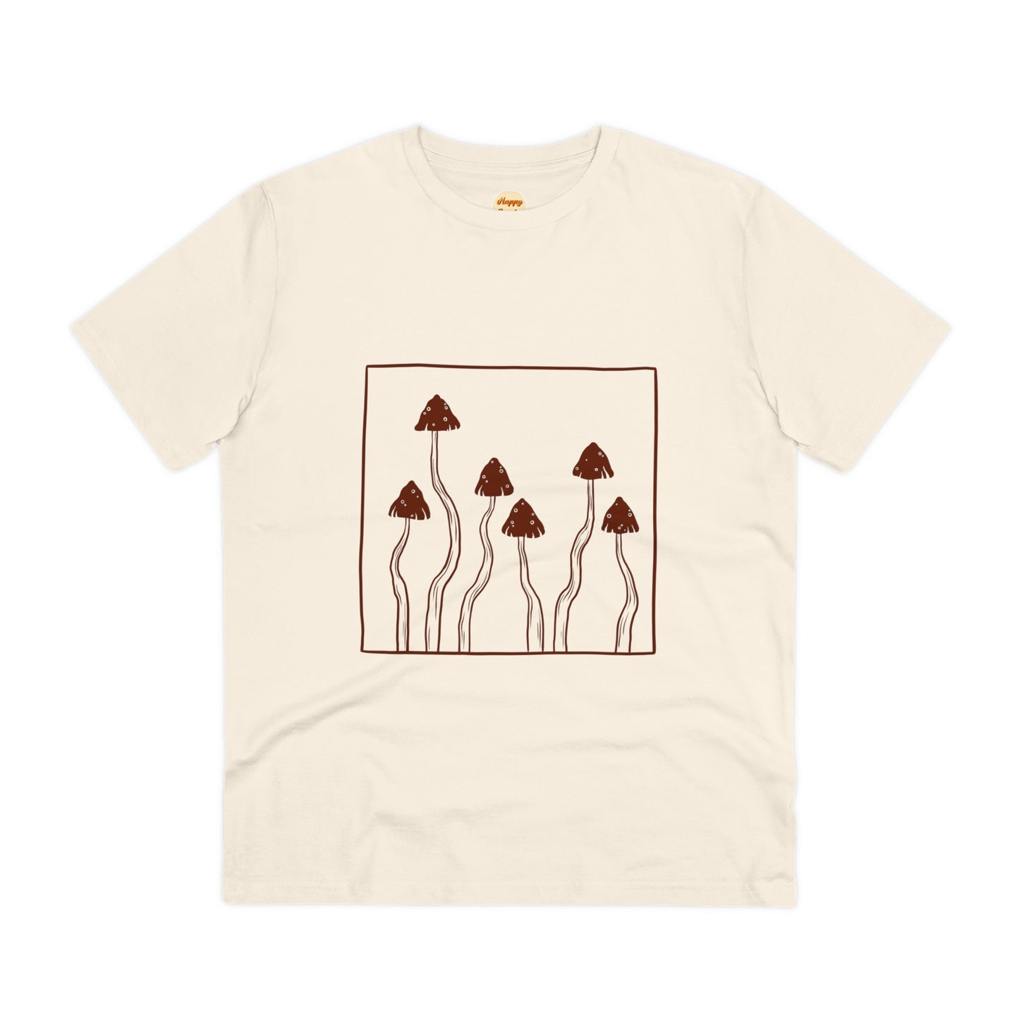 Organic T-shirt - Unisex - Brown shrooms