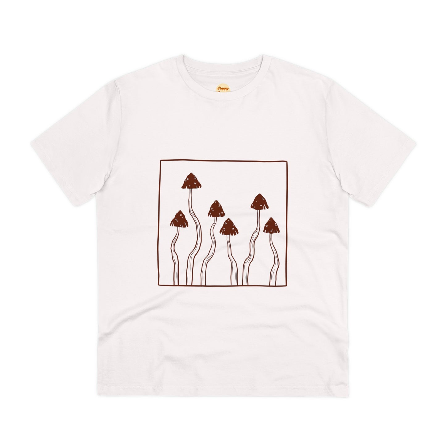 Organic T-shirt - Unisex - Brown shrooms