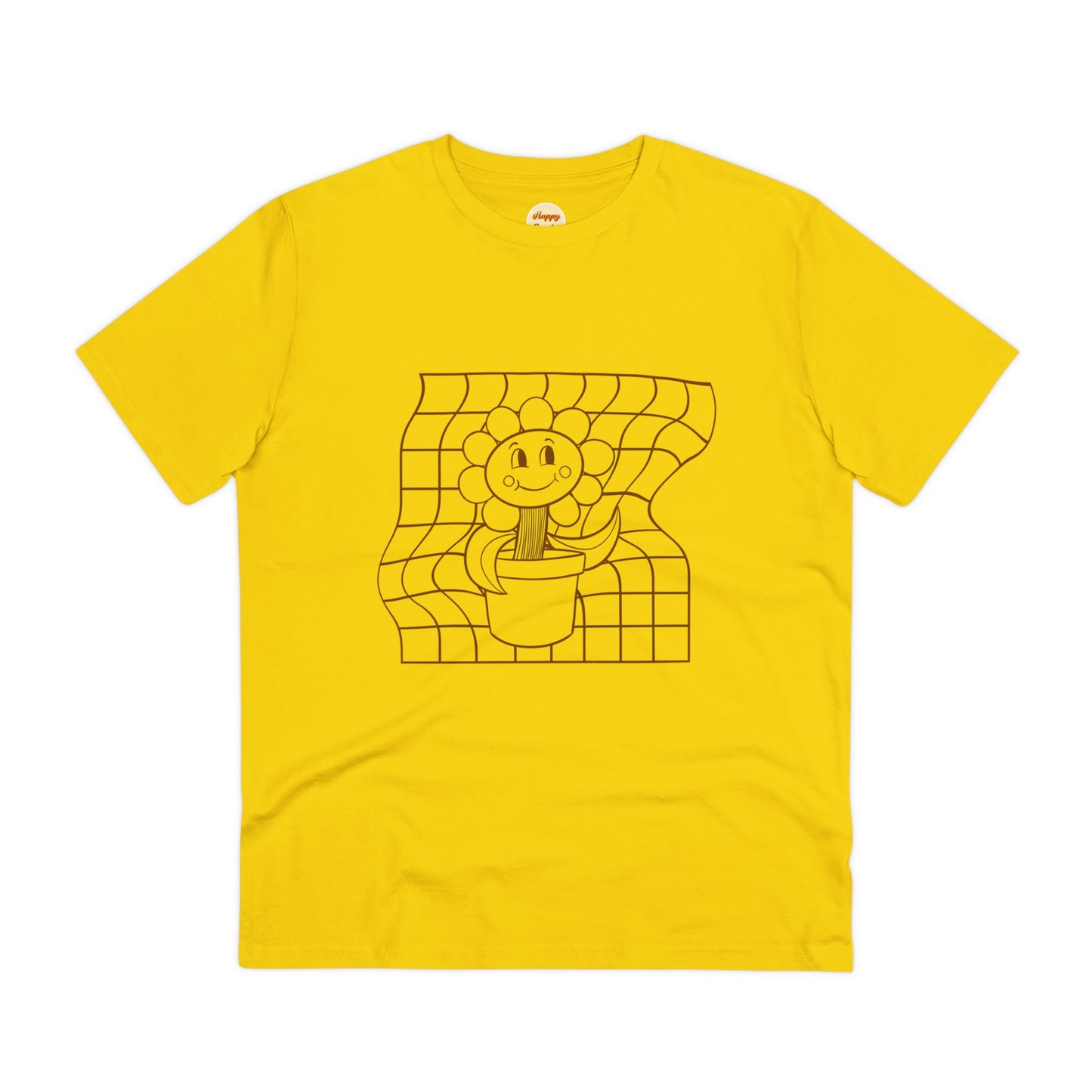 Organic T-shirt - Unisex - Flower grid